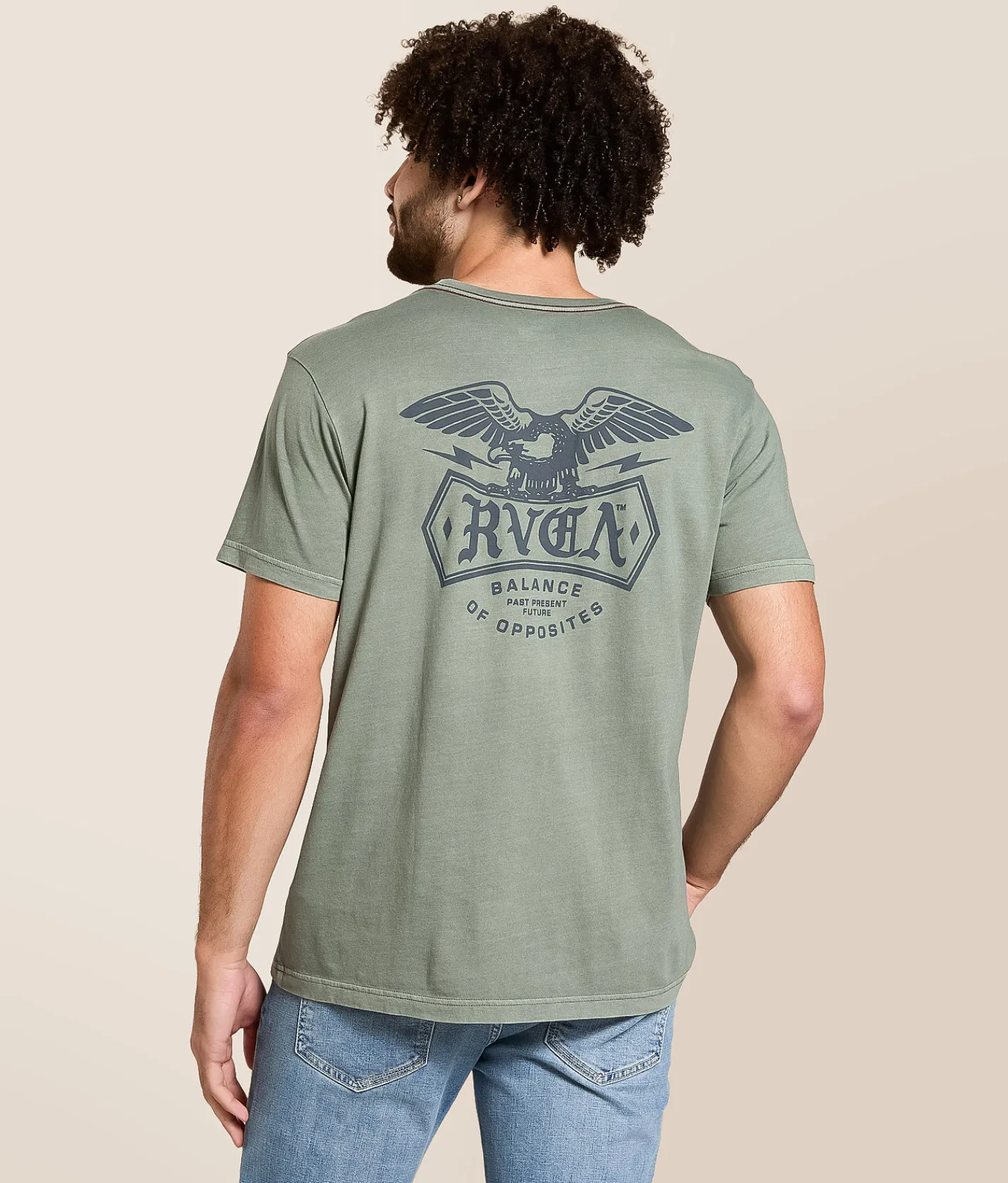 RVCA Meric T-Shirt Sage Leaf Best