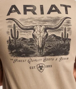 Ariat Mesa Longhorn T-Shirt Fallen Rock Outlet
