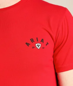 Ariat Mesa Rope Circle T-Shirt Redline Outlet