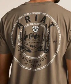 Ariat Mesa Rope Circle T-Shirt Fallen Rock Best