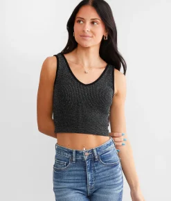 Tops | BKEssentials Metallic Brami Pineneedle