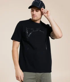 Cult of Individuality Metal Logo T-Shirt Black