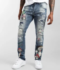 Sale Jeans|Bottoms | Smoke Rise® Meteor Taper Stretch Jean Meteor Blue