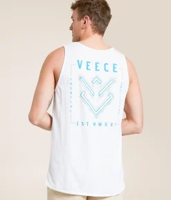 Tops | Veece Method Tank Top White