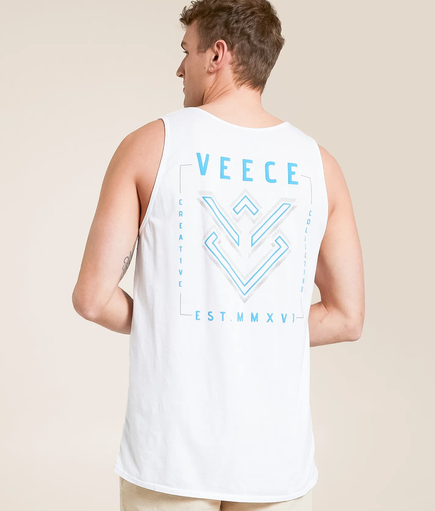 Tops | Veece Method Tank Top White