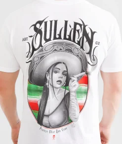Sullen Mexicana T-Shirt White Clearance