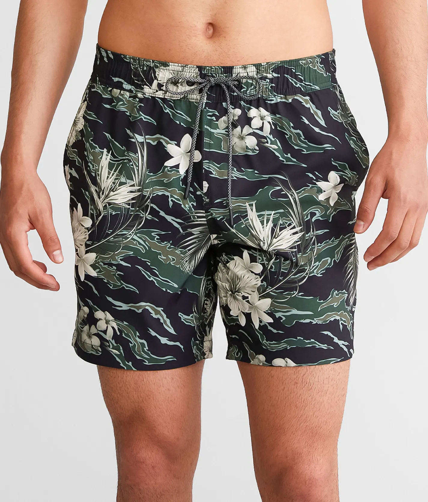 Howitzer Miami Tiger Stretch Swim Trunks Multi Colored New
