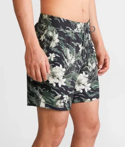Howitzer Miami Tiger Stretch Swim Trunks Multi Colored New