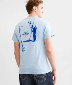 Graphic T-Shirts | Brew City Michelob Ultra Birdie T-Shirt Light Blue