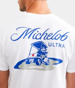 Brew City Michelob Ultra Caddie T-Shirt White