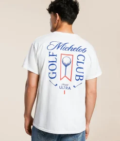 Graphic T-Shirts | Brew City Michelob Ultra Country Club T-Shirt White