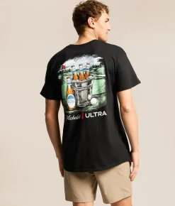 JEDCo Michelob Ultra Fore T-Shirt Black