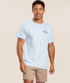 Tops|Graphic T-Shirts | JEDCo Michelob Ultra Golf T-Shirt Light Blue