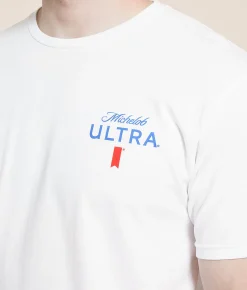 JEDCo Michelob Ultra Sunday Funday T-Shirt White New
