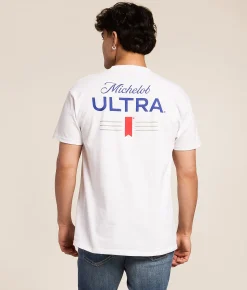 Brew City Michelob Ultra T-Shirt White Discount