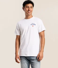 Graphic T-Shirts | JEDCo Michelob Ultra T-Shirt White
