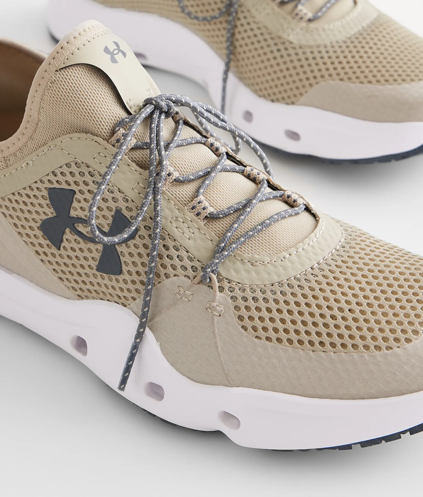 Under Armour® Micro G® Kilchis Fishing Sneaker Khaki White Pitch Gray New