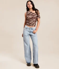 Jeans|Bottoms | Levi's® Middy Loose Boot Jean Abraided Art