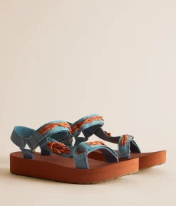 Teva Midform Universal Knotted Sandal Smoke Blue Best