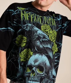 Affliction Midnight Curse T-Shirt Black Discount