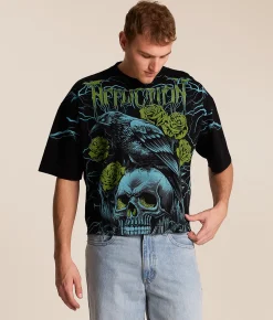 Affliction Midnight Curse T-Shirt Black Discount