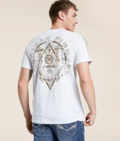 American Fighter Midnight Panel T-Shirt White Discount