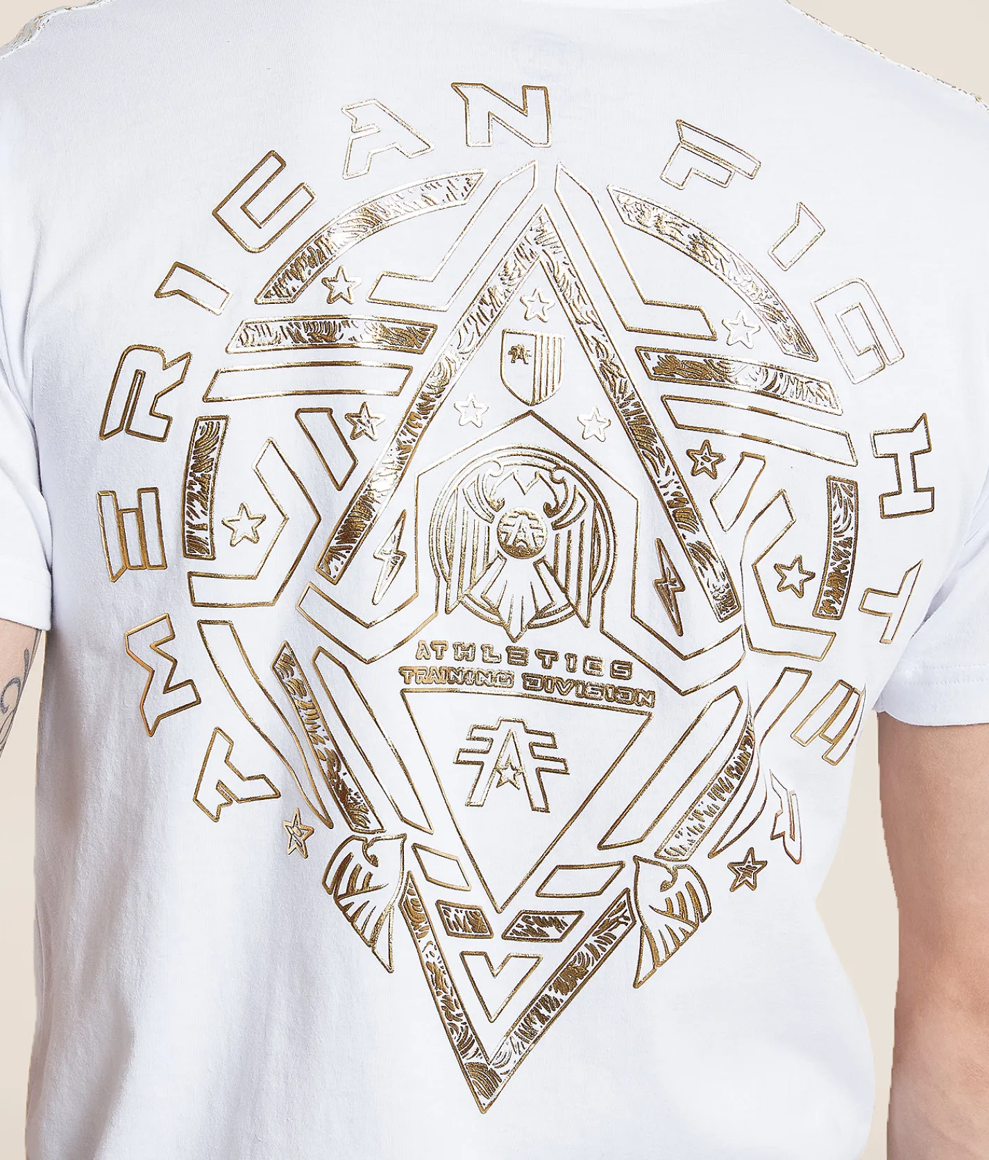 American Fighter Midnight Panel T-Shirt White Discount