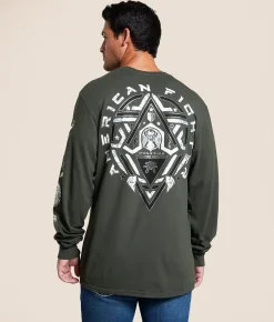 American Fighter Midnight T-Shirt Forest Night Outlet