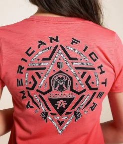 American Fighter Midnight T-Shirt Calypso Coral Teaberry Hot