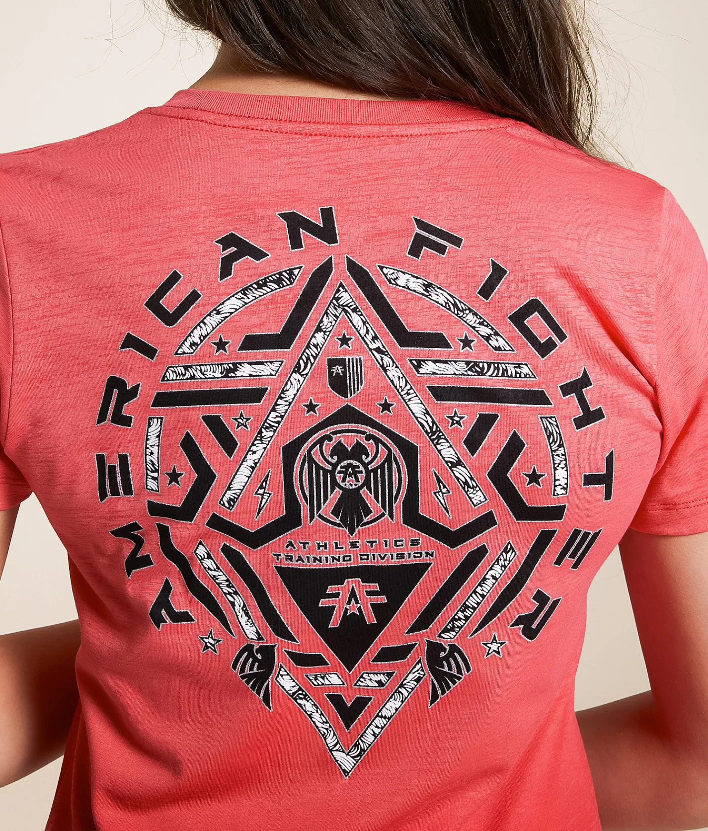American Fighter Midnight T-Shirt Calypso Coral Teaberry Hot