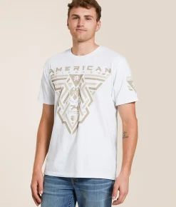 Tops|Graphic T-Shirts | American Fighter Midnight T-Shirt White