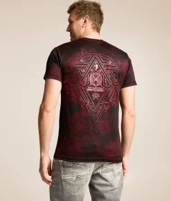 American Fighter Midnight T-Shirt Cherry Black Hot