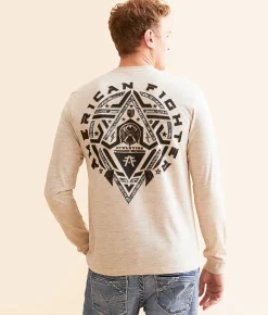 Graphic T-Shirts | American Fighter Midnight T-Shirt Sand Dark Sand