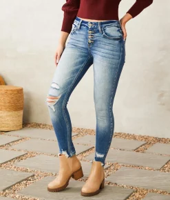 Jeans|Bottoms | KanCan Signature Mid-Rise Ankle Skinny Jean Sophia