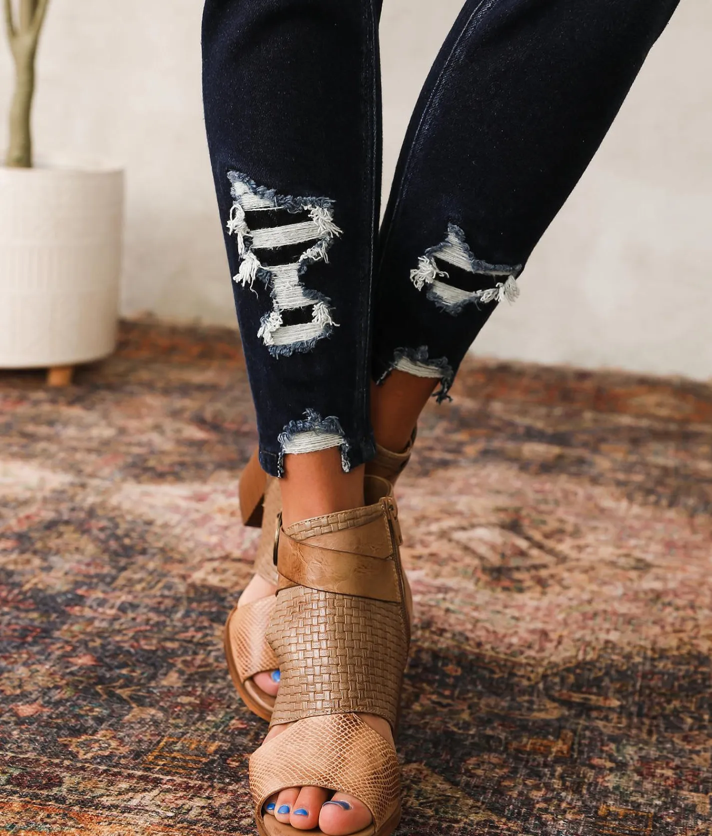 KanCan Signature Mid-Rise Ankle Skinny Jean Susan Best