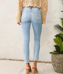 Bridge by GLY Mid-Rise Ankle Skinny Jean Fast Car Best
