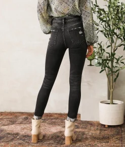 Bridge by GLY Mid-Rise Ankle Skinny Jean Stable Hot