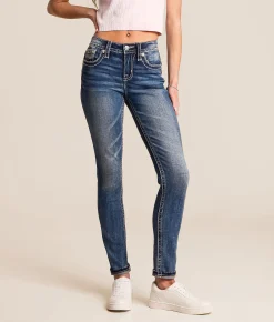Jeans|Bottoms | Miss Me Mid-Rise Ankle Skinny Stretch Cuffed Jean K1201