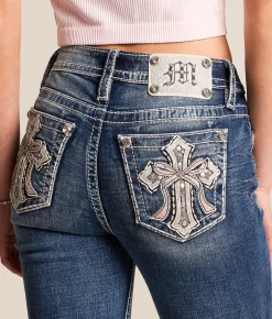 Jeans|Bottoms | Miss Me Mid-Rise Ankle Skinny Stretch Cuffed Jean K1201