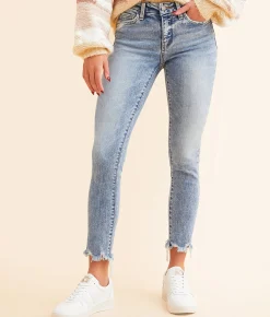 Flying Monkey Mid-Rise Ankle Skinny Stretch Jean Glamorize Discount