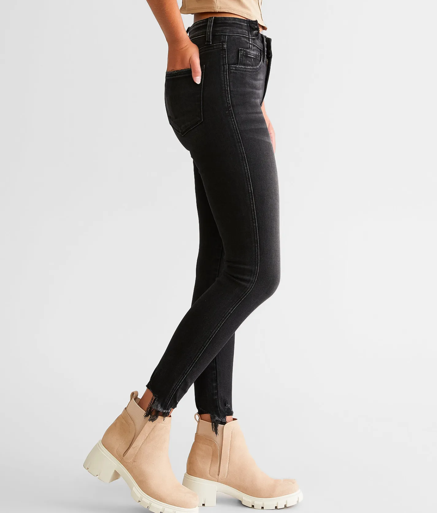 Jeans|Bottoms | Flying Monkey Mid-Rise Ankle Skinny Stretch Jean Illuminati
