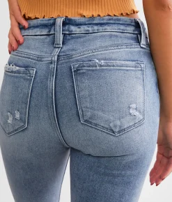 KanCan Signature Mid-Rise Ankle Skinny Stretch Jean Mia Discount