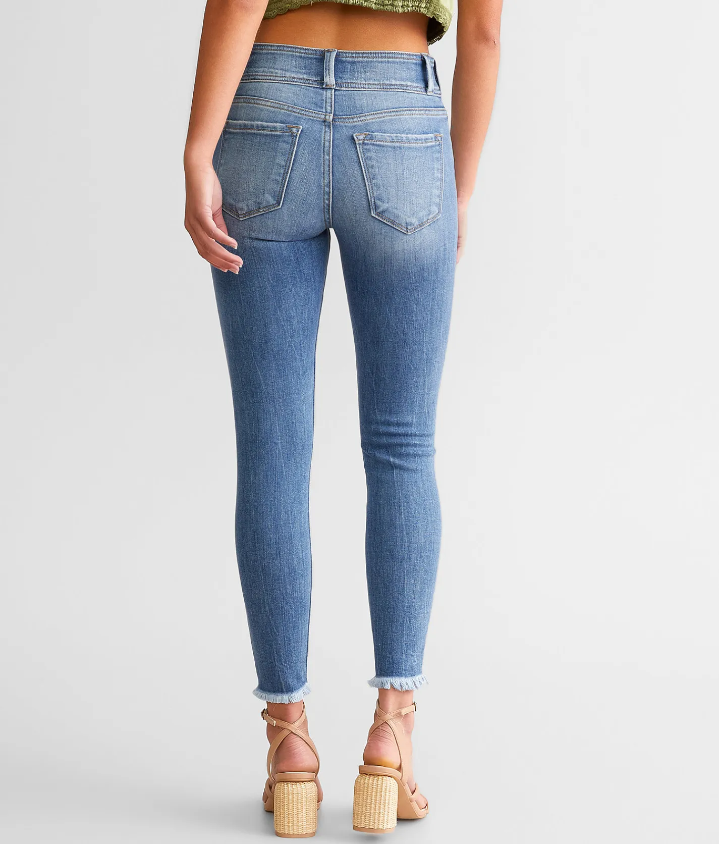 KanCan Signature Mid-Rise Ankle Skinny Stretch Jean Magnolia Discount