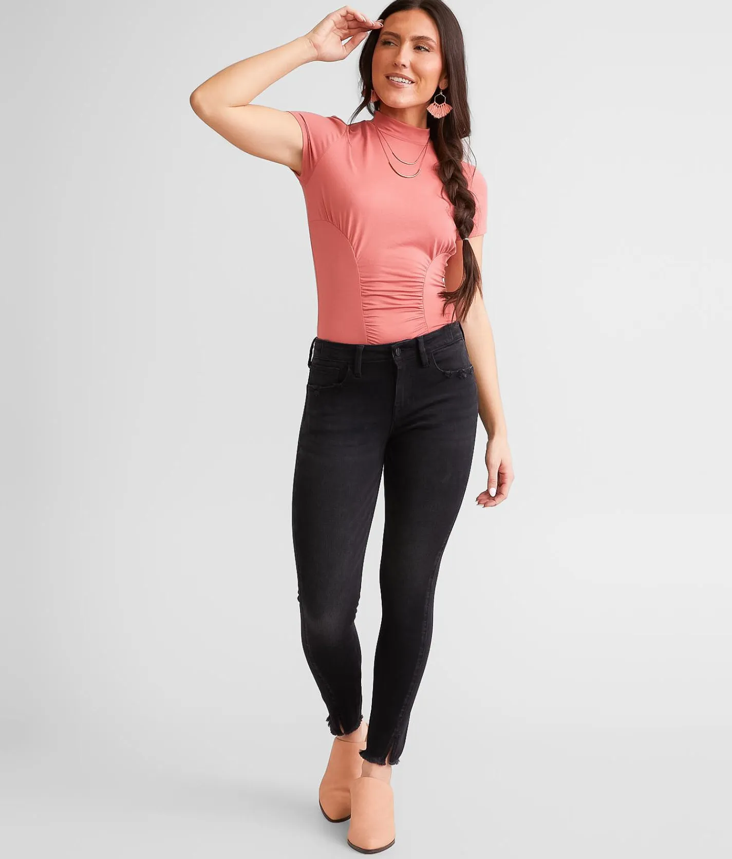 Bottoms | KanCan Signature Mid-Rise Ankle Skinny Stretch Jean Sue