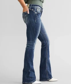 Miss Me Mid-Rise Boot Stretch Jean M803 Clearance