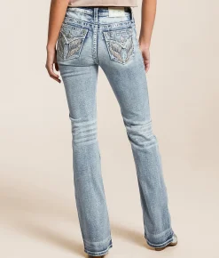 Miss Me Mid-Rise Boot Stretch Jean M458F Sale