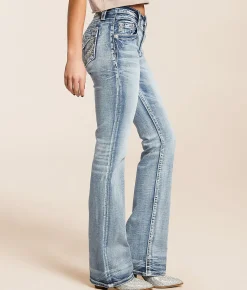 Miss Me Mid-Rise Boot Stretch Jean M458F Sale