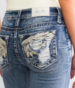 Miss Me Mid-Rise Boot Stretch Jean M860 Clearance