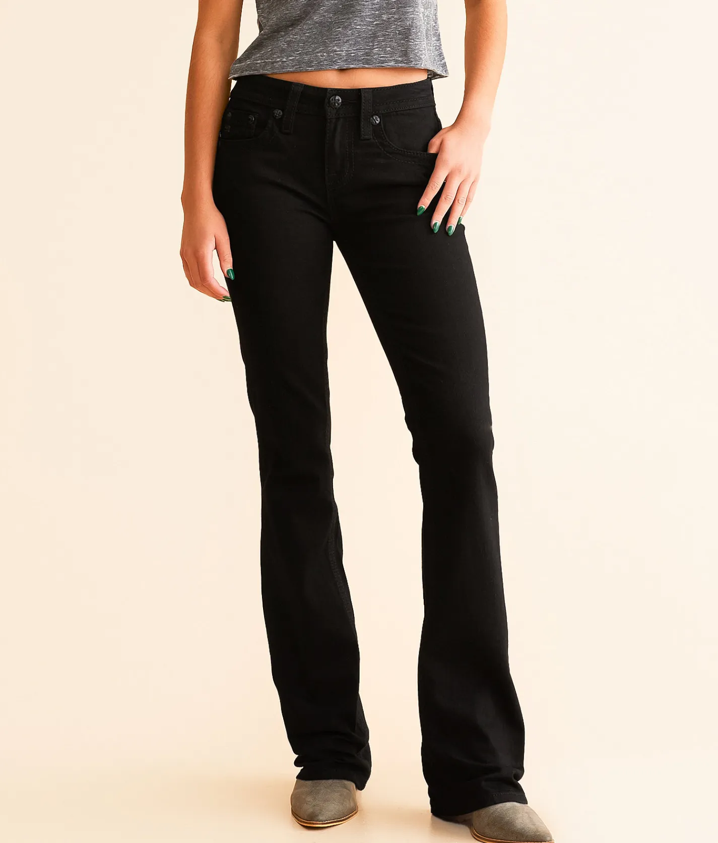 Miss Me Mid-Rise Boot Stretch Jean B01 Online