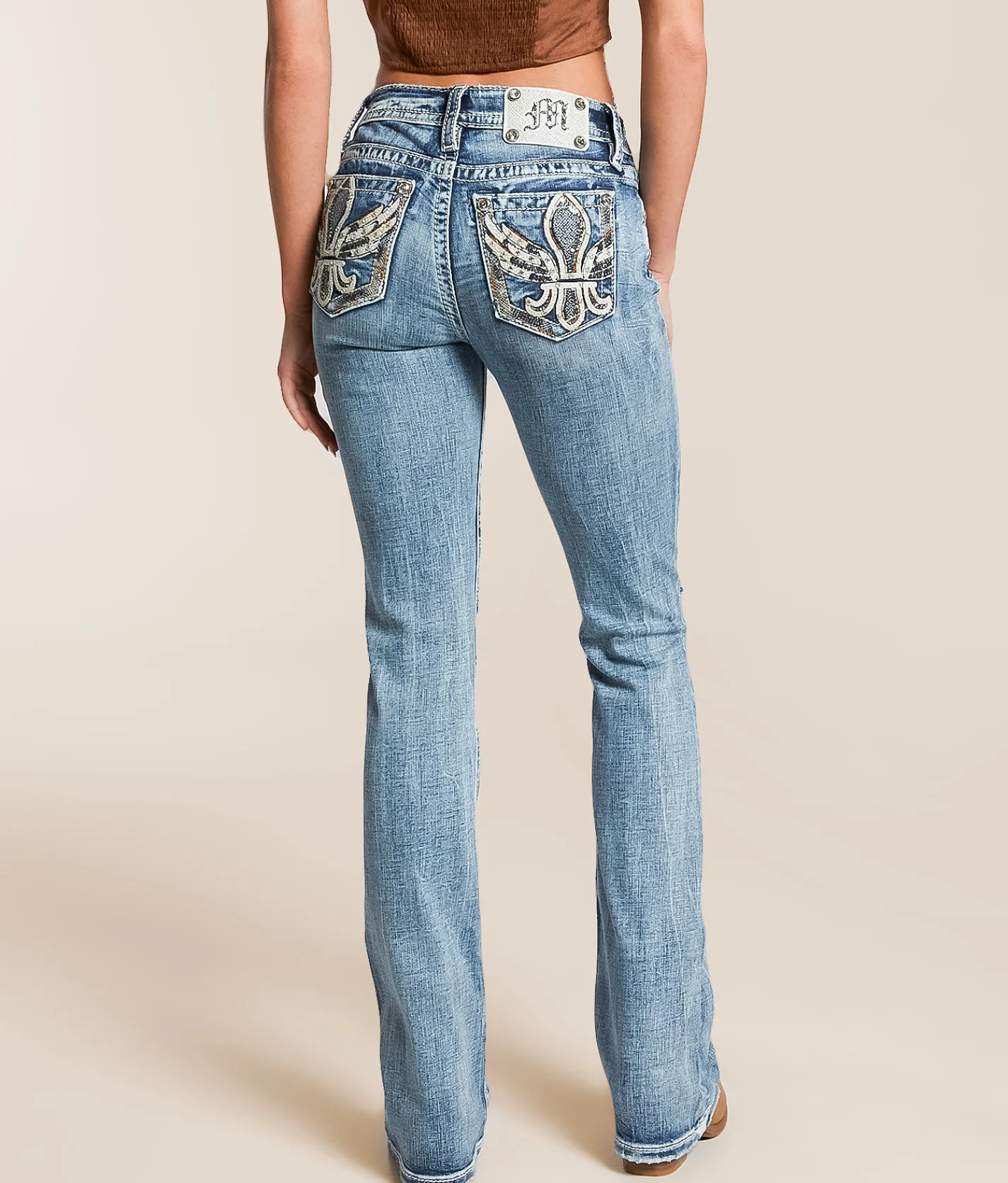 Miss Me Mid-Rise Boot Stretch Jean M819C